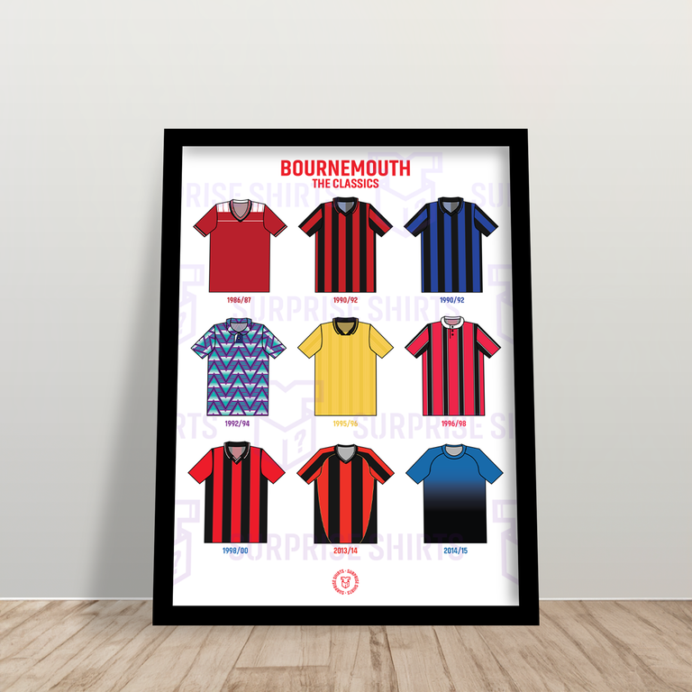 Bournemouth 'The Classics' Voetbalshirt Print