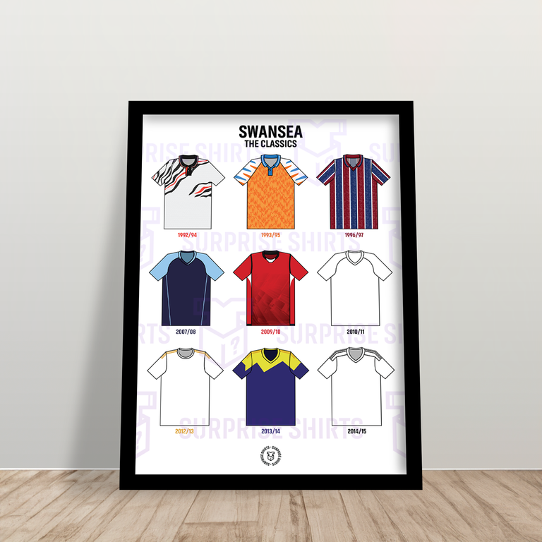 Swansea City 'The Classics' Voetbalshirt Print