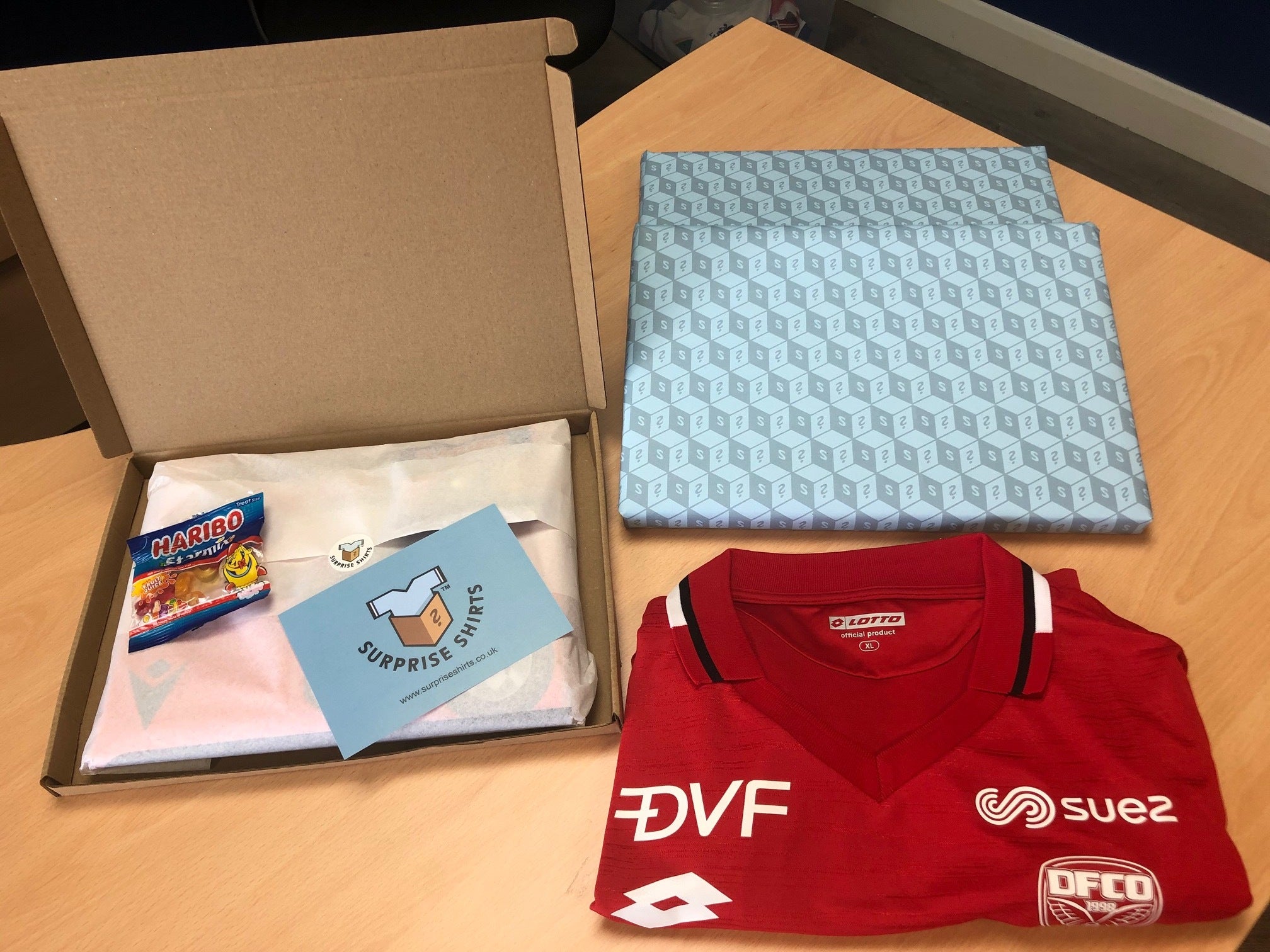 Surprise Voetbalshirts Cadeauverpakking