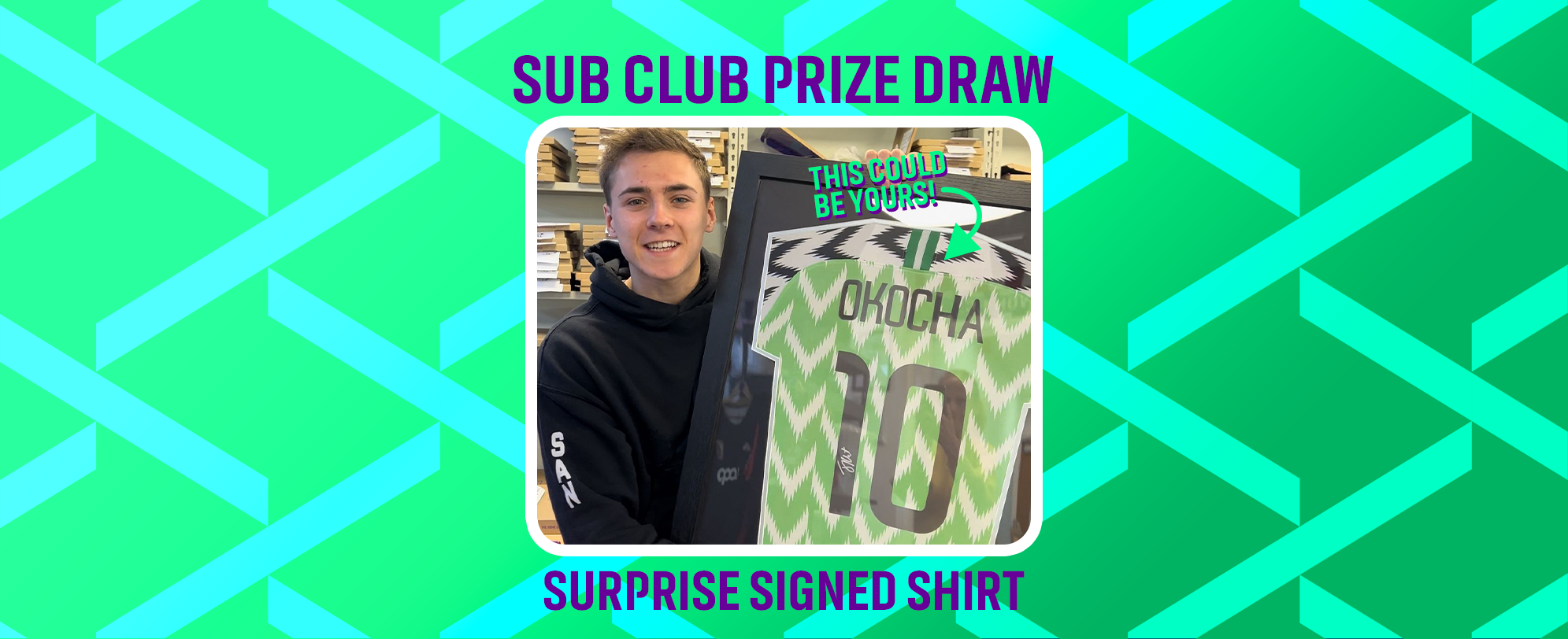 SEPTEMBER SUB CLUB PRIJSTREKKING!