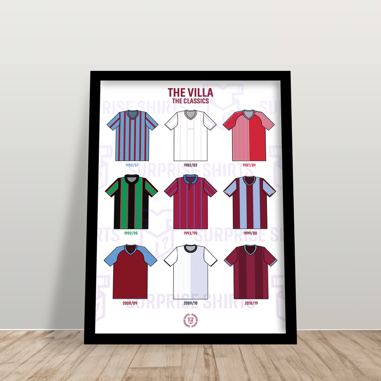 Aston Villa 'The Classics' voetbalshirt bedrukking