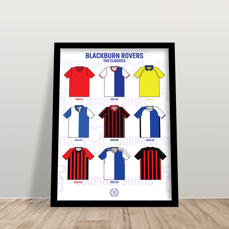 Blackburn Rovers 'The Classics' voetbalshirtprint