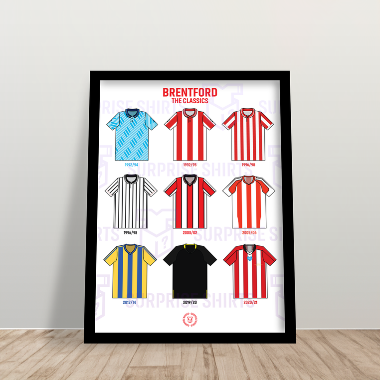 Brentford 'The Classics' Voetbalshirt Print