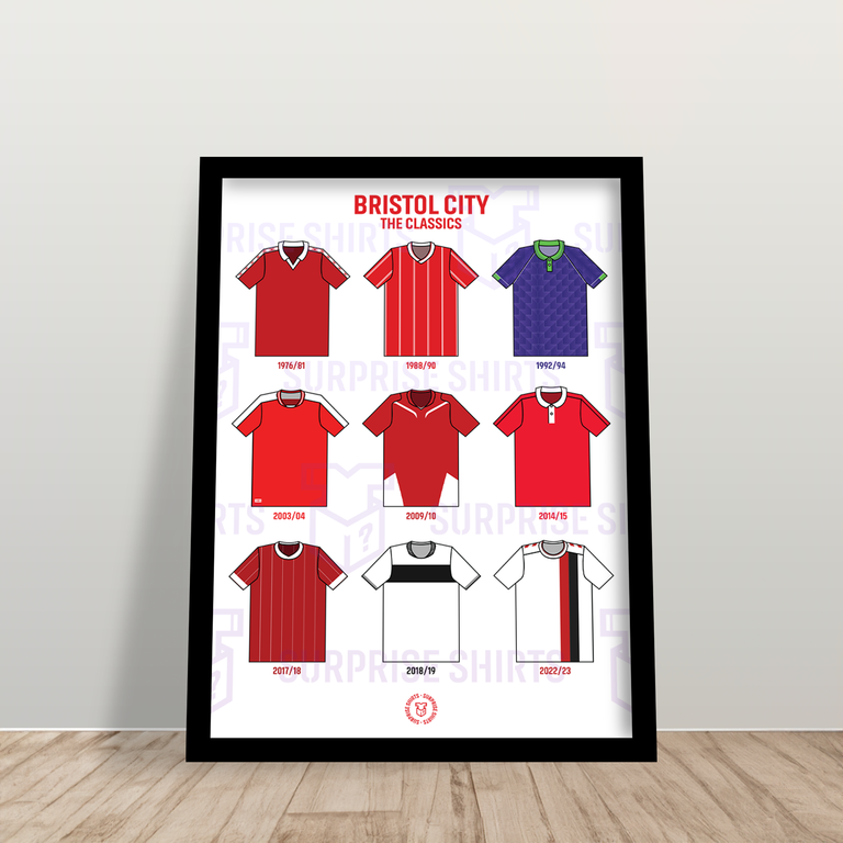 Bristol City 'The Classics' voetbalshirtprint