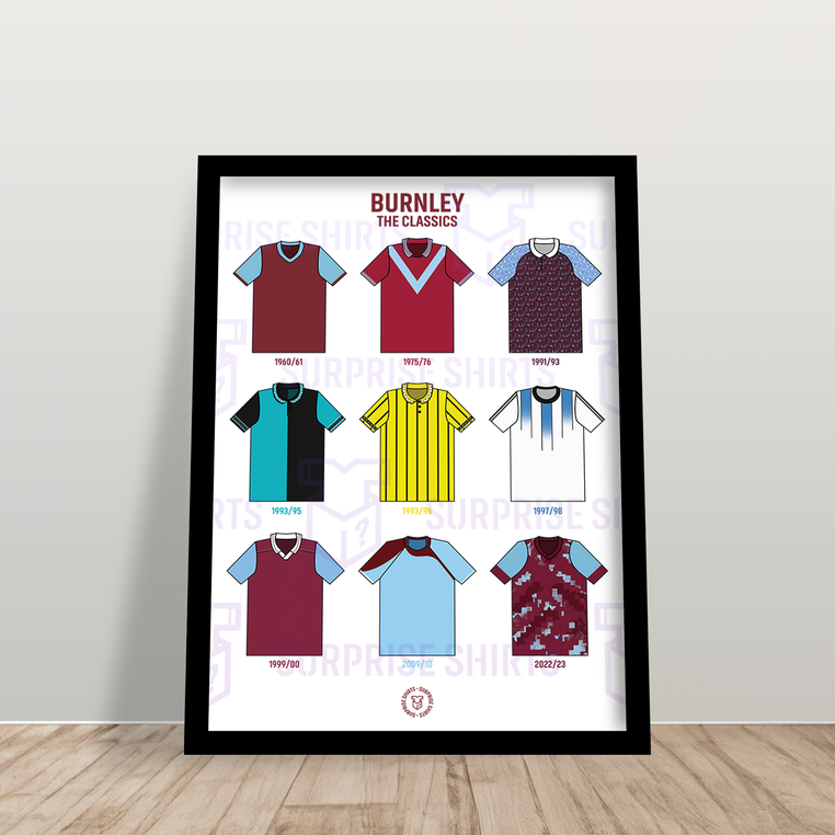 Burnley 'The Classics' Voetbalshirt Print