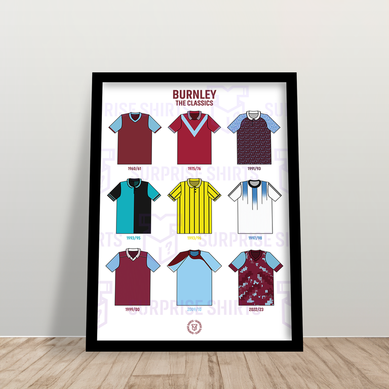 Burnley 'The Classics' Voetbalshirt Print