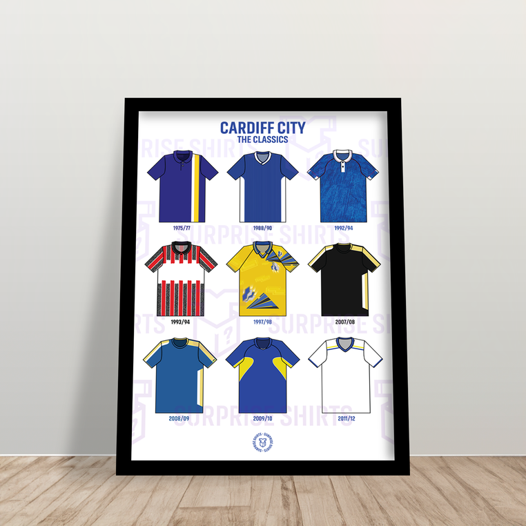 Cardiff City 'The Classics' Voetbalshirtprint