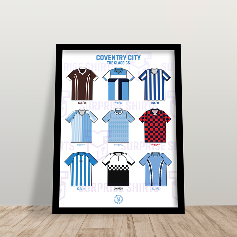 Coventry City 'The Classics' Voetbalshirtprint