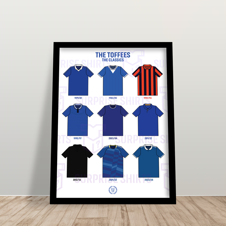 Everton 'The Classics' Voetbalshirt Print