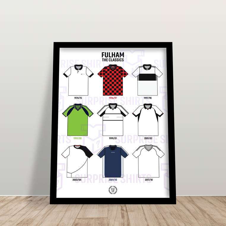 Fulham 'The Classics' voetbalshirt print