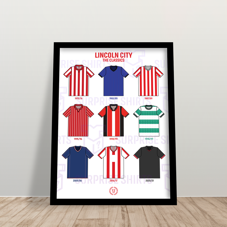 Lincoln City 'The Classics' Voetbalshirt Print