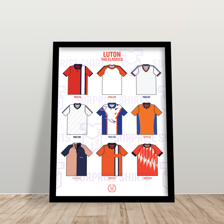 Luton Town 'The Classics' Voetbalshirt Print