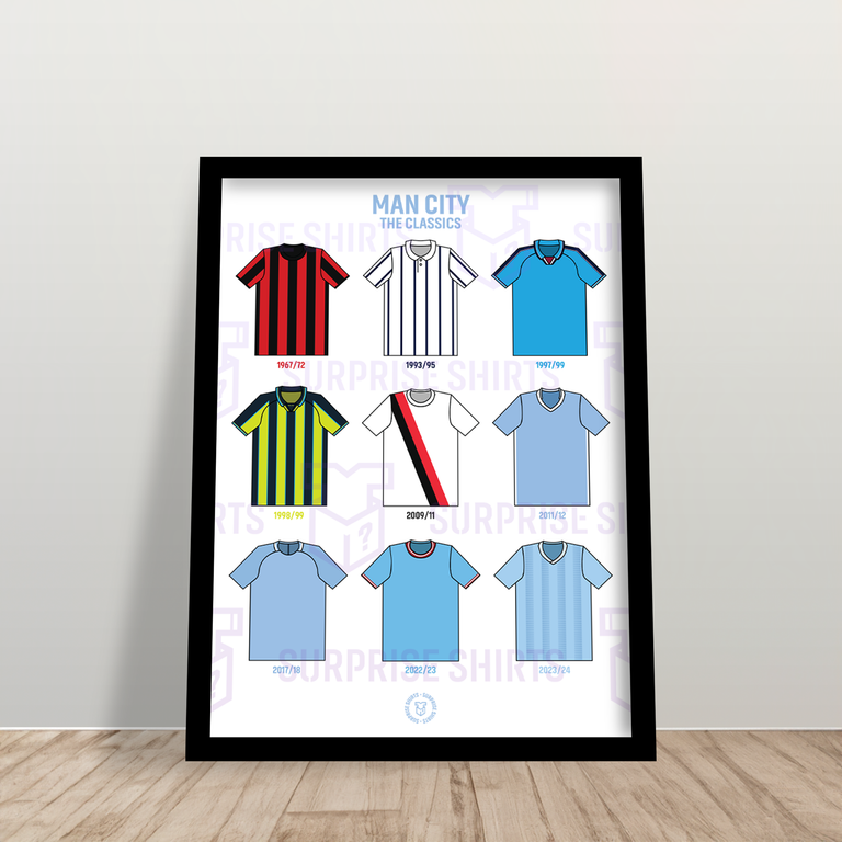 Manchester City 'The Classics' Voetbalshirt Print