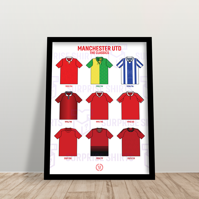 Manchester United 'The Classics' voetbalshirtprint