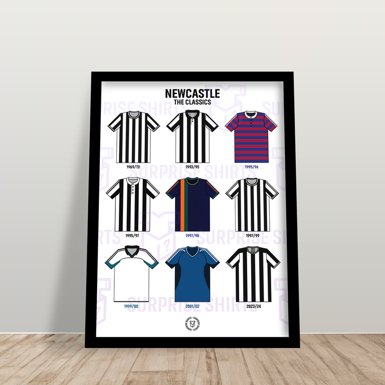 Newcastle 'The Classics' Voetbalshirt Print