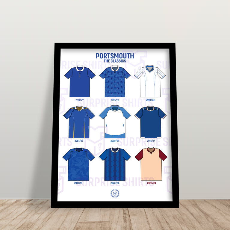 Portsmouth 'The Classics' voetbalshirtprint