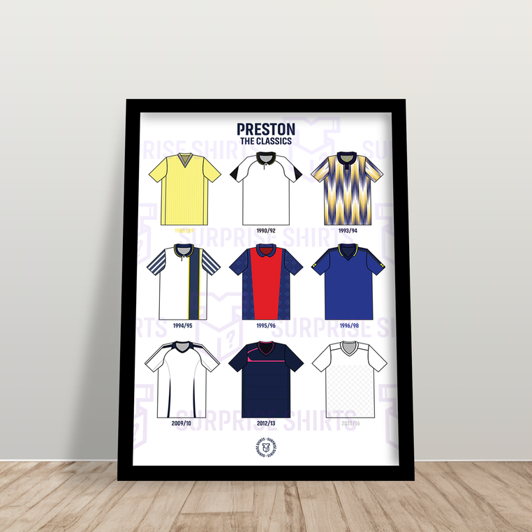 Preston North End 'The Classics' Voetbalshirt Print