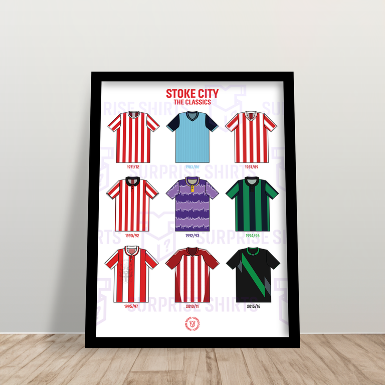 Stoke City 'The Classics' Opdruk Voetbalshirt