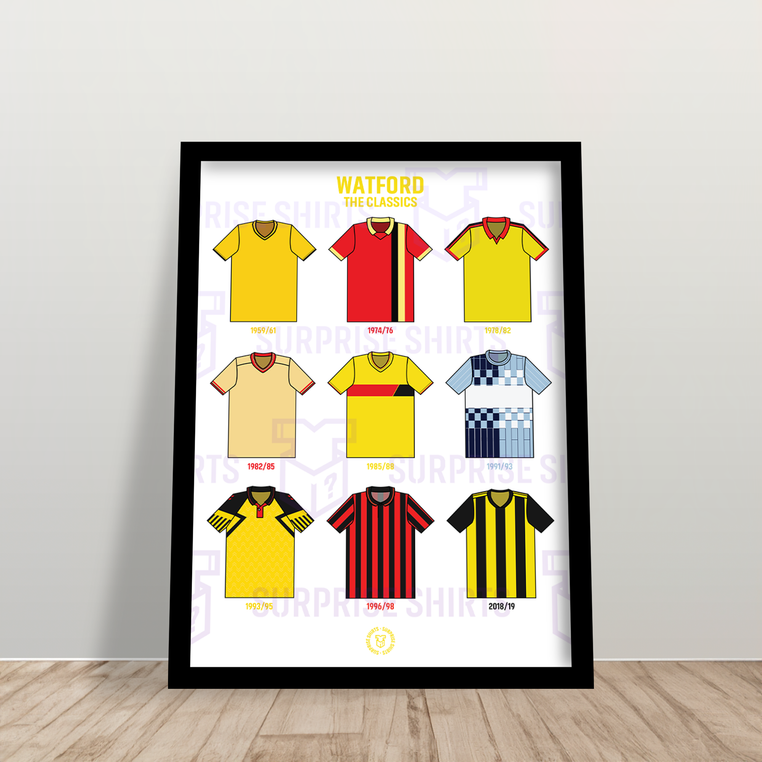 Watford 'The Classics' Voetbalshirt Opdruk