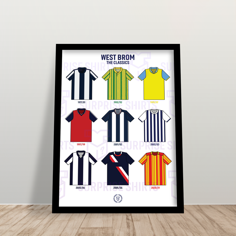 West Bromwich Albion 'The Classics' Voetbalshirt Print