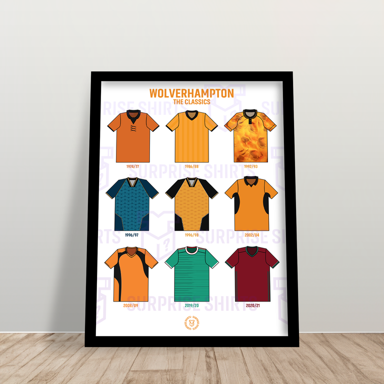 Wolves 'The Classics' voetbalshirt print